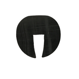 Rung sàng lọc phụ kiện cao su đùn sản phẩm Vinyl đóng nắp màn hình vương miện thanh PVC U kênh - Product Image 2