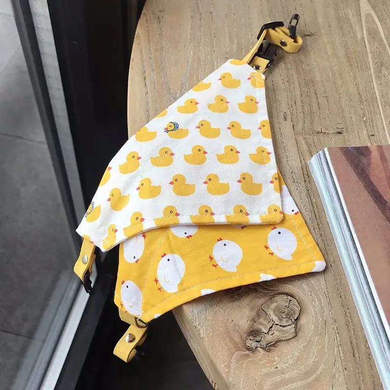 Роскошный хлопковый цветочный шарф на заказ для собаки бандана одежда с ошейником Модная хлопковая Бандана с рисунком для собаки