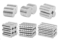 Aimants en néodyme N35 N52 de 1 mm, 2 mm, 3 mm, 4 mm, 5 mm, 6 mm, 8 mm, 9 mm, 10 mm, aimants disques en terres rares Ndfeb, aimants en forme de pièce