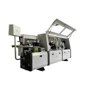 China Factory Supply Woodworking PVC ABS Automatic Edge Banding Machine Edge Bander with Pre-milling Corner Rounding