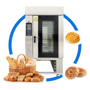الصين 4 5 10 صينية محمصة خبز كونترتوب الهواء الساخن المخابز الكهربائية فرن حراري بالغاز الصناعي - Product Image 2