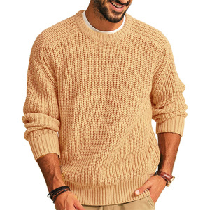 Suéter de Punto de Manga Larga para <span class=keywords><strong>Hombre</strong></span>, Estilo Europeo Americano, de Alta Calidad, Nuevo 2025, Informal, para Invierno, <span class=keywords><strong>Cuello</strong></span> <span class=keywords><strong>Redondo</strong></span> - Product Image 6