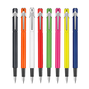 Stylo à <span class=keywords><strong>encre</strong></span> <span class=keywords><strong>CARAN</strong></span> DACHE 849 - Corps métallique élégant de style vintage haut de gamme avec pointe en acier inoxydable - Cadeau pour les affaires et le bureau - Product Image 1