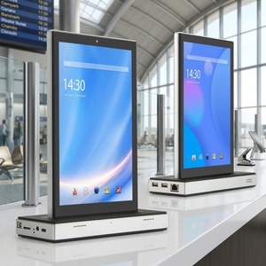 แท็บเล็ต Android ขนาด 10.1 นิ้ว หน้าจอสัมผัสแบบ Capacitive RK3566 Wi-Fi Ethernet 4G คีออสก์ AI ระบบ<span class=keywords><strong>แปล</strong></span><span class=keywords><strong>ภาษา</strong></span>แบบเรียลไทม์สำหรับเคาน์เตอร์ข้อมูล - Product Image 1