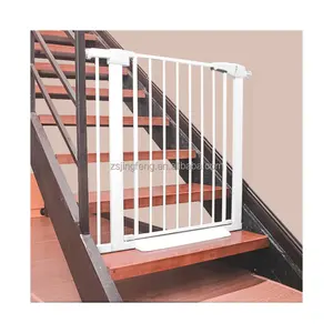 Auto Close Walk Thru Safety Dog Gate Pressure Mounted Pet Gate for Doorways Baby Fence For Stairs Gates for Dogs Indoor