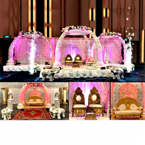 Piliers de mandap de mariage en forme de trompe d'éléphant, incroyables, DST Exports, piliers de style dent de éléphant les mieux notés, vente de mandaps, Malaisie, grandes salles - Product Image 1