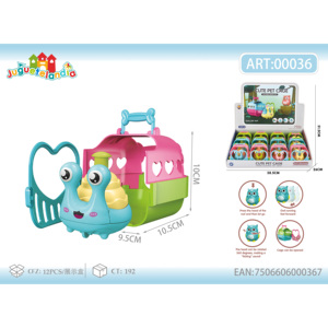 Simpatico gabbia per lumaca per animali domestici giocattolo interattivo e movimento con funzione di spinta e scivolo - Product Image 1