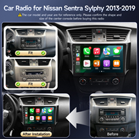 Lecteur multimédia pour voiture Linux F133 10,1 pouces, écran IPS, CarPlay sans fil, Android Auto, Bluetooth, FM, AM, USB, pour Nissan Sentra