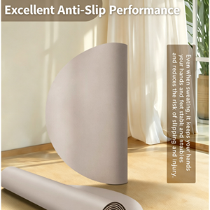 OEM Yogamatte 5mm Dick Rutschfest Fitness Übungsmatte Heimtraining Stoßdämpfend Geräuscharm Breit Damen Sportset Großhandel - Product Image 3