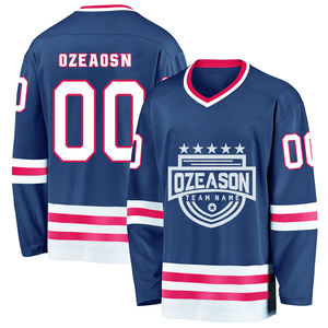 Maglia da Hockey reversibile con stampa personalizzata e logo personalizzato della squadra con sublimazione e Design alla moda ricamato maglia da Hockey giovanile - Product Image 2