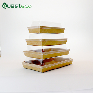 Meilleur Prix Boîte à Sushi de Qualité Supérieure Boîte de Papier Kraft de <span class=keywords><strong>Luxe</strong></span> Boîte de Papier à Emporter pour Sushi - Product Image 1
