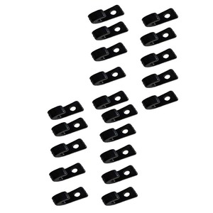 Gancho de plástico negro para colgar objetos, 20 piezas, uso industrial general - Product Image 3