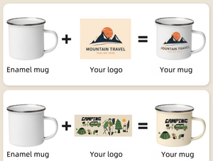 Taza de Esmalte Sublimada Navideña con Borde Plateado, Personalizada, Creativa, el Mejor Regalo de Cumpleaños, Regalos Personalizados para el Día de San Valentín - Product Image 5