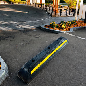 באיכות גבוהה 100 ס "מ צהוב גומי גלגל חניית מגרש מגן עבור קורבים כביש חניה מטא MR-WSR100Z גומי - Product Image 6
