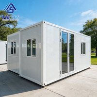 Casa Contenedor Expandible de 40 y 20 Pies, Verificada por Alibaba por 4 Años, con 1, 2, 3, 4 o 5 Dormitorios, Pequeña, Galvanizada, Móvil, Modular y Personalizable