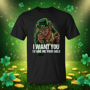 Leprechaun, quiero que me dejes tu camiseta dorada del Día de San Patricio - Product Image 3