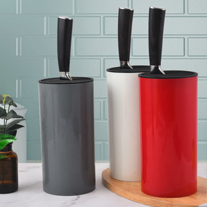 Porte-couteaux style nordique minimaliste, bloc à couteaux en plastique ABS, support de rangement multifonctionnel pour l'organisation des couteaux - Product Image 1