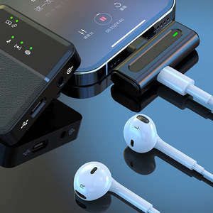 Microphone Lavalier Sans Fil UHF Léger et Facile à Transporter, <span class=keywords><strong>Mini</strong></span> 3-en-1 avec Deux Micros, Idéal pour l'Enregistrement Audio - Product Image 6