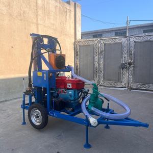 De nieuwste en beste product in de industrie: hydraulische waterputboorinstallatie op dieselmotor, draagbaar, 200m, kleine waterputboorinstallatie - Product Image 6