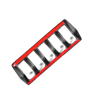 Nouveau panneau de boutons latéraux de volant en fibre de carbone sèche LP700 LP740 SVJ Kits d'intérieur