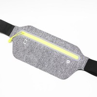 Sac banane de sport pour téléphone portable en PVC léger, forme cylindrique, fermeture à cordon, unisexe, pour activités de plein air, discret et compact