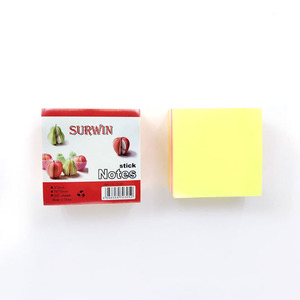 Good Selling School Supply Stationery 3x3 Inch 5 Colors Memorandum Pads <b>Sticky</b> <b>Notes</b> for <b>Note</b> Taking - Product Image 2