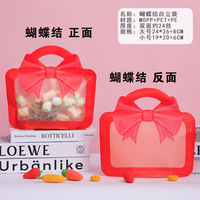 Doypack à fond plat biodégradable transparent sac à fermeture éclair dosettes de détergent emballage doypack à fermeture éclair semi-automatique avec impression