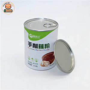 ผง<span class=keywords><strong>มะพร้าว</strong></span> Cacao ผงรากบัวอุปกรณ์บรรจุภัณฑ์อาหารหลอดกระดาษประทับตราสามารถกล่องสำหรับใส่ชาที่ออกแบบอย่างสวยงาม - Product Image 3