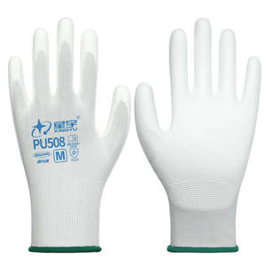 Guantes de trabajo Xingyu Pu508, talla M, con revestimiento de palma antiestático, para uso en fábricas de electrónica, transpirables y ligeros - Product Image 1