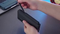 Étui magnétique avec fente pour stylet et support pour Samsung Z Fold 7, compatible avec les coques de protection pour Samsung Z Fold 6 5 4 3