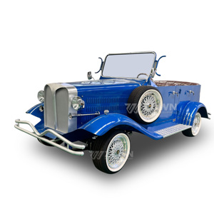 รถเที่ยวชมเมืองไฟฟ้าสไตล์คลาสสิคย้อนยุคสำหรับพื้นที่ท่องเที่ยว รองรับผู้โดยสาร 5 คน พร้อมการรับประกัน 2 ปี - Product Image 5