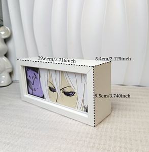 LED 3D 종이 조각 프레임 레이어드 섀도우 박스 아트 애니메이션 테마 루피 사무실 용 - Product Image 3