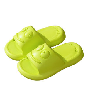 2025 logo personnalisé <span class=keywords><strong>pas</strong></span> <span class=keywords><strong>cher</strong></span> prix sourire EVA pantoufles pour hommes femmes bout ouvert drôle dames pantoufles - Product Image 1