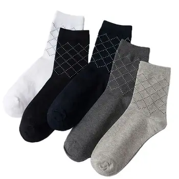 Hot Selling Classic Cotton Solid Patterned Dress Socks For Business man socks classic