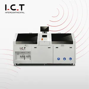 ICT özel logo % 100% güvenli malzeme SMT yarı otomatik Pcb dalga lehimleme makinesi düşük fiyat