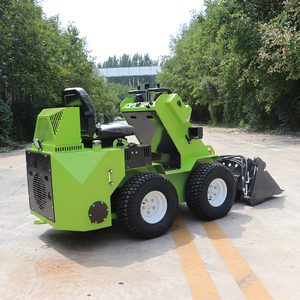 Mini-chargeuse sur pneus 4x4 haute performance, moteur à essence, pompe, moteur, capacité de la benne de 0,2 m3, 17 kW, garantie 1 an - Product Image 4