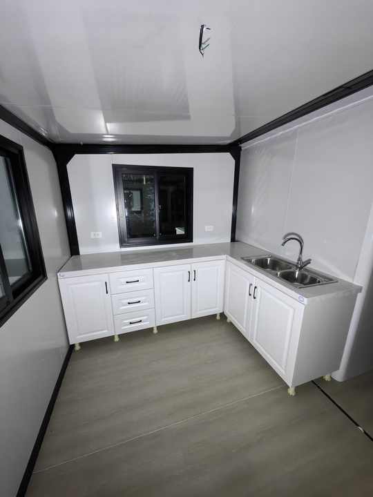 コンテナハウス内装キッチンパネル仕様 コンテナハウス内装キッチンパネル仕様