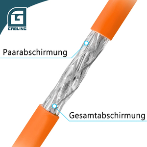 Cable Ethernet Gcabling Cat7 Cat6 para Exteriores, Cable Amarillo de Cobre Puro de 5000 305 Metros (305m) <span class=keywords><strong>Ccam</strong></span> para Exteriores Infinity - Product Image 6