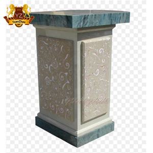 Mesa <span class=keywords><strong>de</strong></span> púlpito <span class=keywords><strong>de</strong></span> mármol natural personalizable mesa <span class=keywords><strong>de</strong></span> oración tallada a mano con pilares <span class=keywords><strong>de</strong></span> estilo europeo para uso en <span class=keywords><strong>la</strong></span> <span class=keywords><strong>Iglesia</strong></span> <span class=keywords><strong>Católica</strong></span> al aire libre - Product Image 6