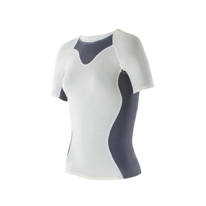 Gilet de sport moulant et confortable pour hommes, couche de Base à manches courtes, Compression du corps, permet de compresse les zones musculaires - Product Image 5