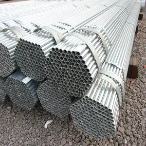 Hot Dip Galvanized Round Steel Pipe 6m ERW Technology Hollow Section Factory Hot Selling