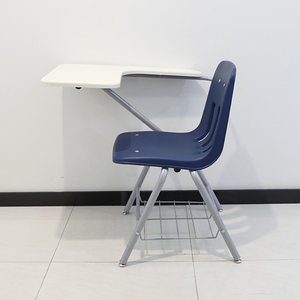 Silla <span class=keywords><strong>de</strong></span> Escritorio Estilo Americano para Aula Universitaria, Silla para Estudiantes con Tablero <span class=keywords><strong>de</strong></span> Escritura - Product Image 4