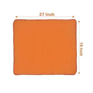 Multi Purpose Orange Cotton <b>Duster</b> Made From Pure Cotton Suitable For Cooking Baking Cleaning And Daily Wiping Of Kitchen Food - Product Image 3