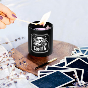 Customized cross-border smokeless scented <b>candles</b>, indoor living room decorations, souvenirs, retro-style black bottle - Product Image 2