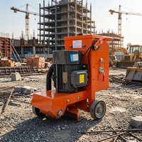 Machine à meuler le béton de 350 mm, machine à meuler planétaire de 14 pouces pour le décapage et le polissage des revêtements époxy