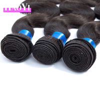 Vente en gros de mèches de cheveux humains vierges bruts 100% non traités, naturellement noirs, Remy, péruviens et brésiliens, ondulés, avec closure