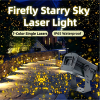 Projecteur laser ciel étoilé 2W RGB pleine couleur, étanche IP65, DMX512, 60, directement de l'usine °   Scénographie pour scène de jardin en plein air