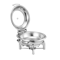 Vente en gros de l'usine de chauffe-plats en acier inoxydable chauffe-plats multi-combustibles robustes équipement de restauration de nouvelle génération