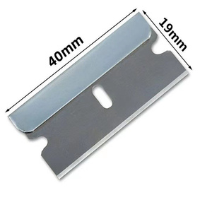 Cuchillas de Repuesto de Acero con Alto Contenido de Carbono para Raspador de Limpieza de Pegamento de Adhesivos de Ventanas de Automóviles B - Product Image 1