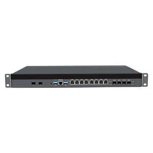 ZZY I9-13900K 16 Go de RAM 256 Go M.2 NVME 4SFP+ 2SFP+ B760 8LAN Appareil de sécurité réseau 1U montable en rack 1 an de pare-feu VPN - Product Image 1